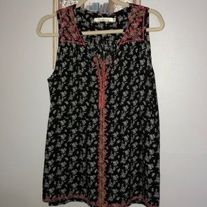 Cute Patterned Tank Top blouse